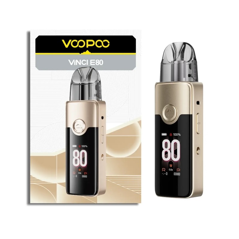gold voopoo vinci e80 pod mod kit