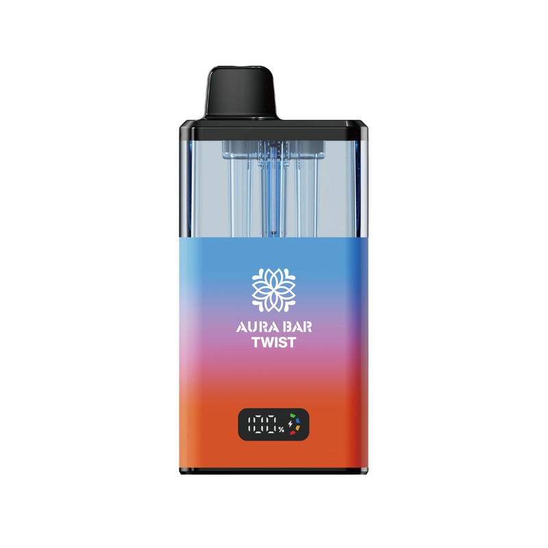 ice pop / juicy peach crystal prime twist aura bar 40000