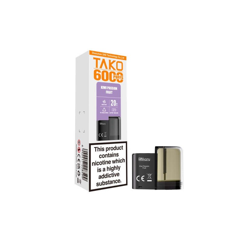 kiwi passion fruit sikary tako sp6000 prefilled pod