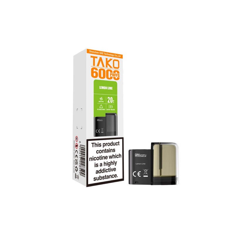 lemon lime sikary tako sp6000 prefilled pod