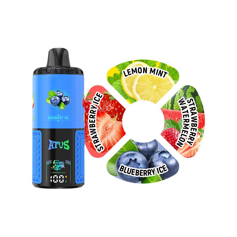 lemon mint / strawberry ice / blueberry ice / strawberry atvs 60k 4 in 1 kit