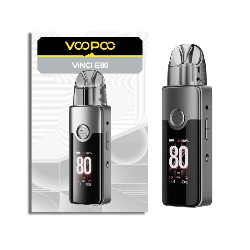 metal gray voopoo vinci e80 pod mod kit