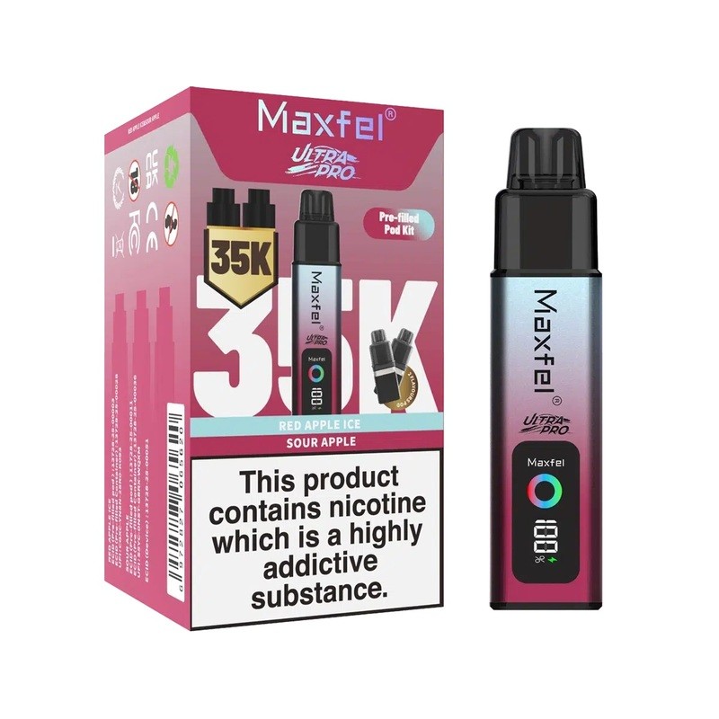red apple ice / sour apple maxfel ultra pro 35k