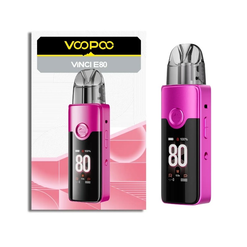 rose red voopoo vinci e80 pod mod kit