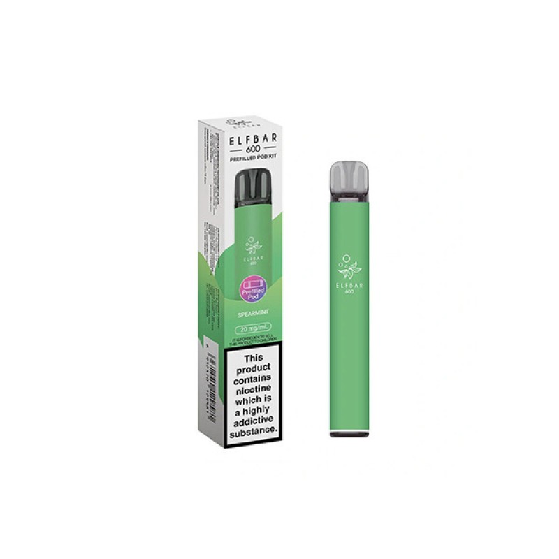 spearmint elf bar 600
