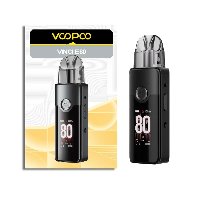 spray black voopoo vinci e80 pod mod kit