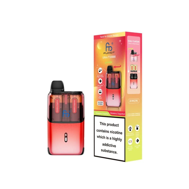 strawberry grapefruit / strawberry dragonfruit randm fumot t32000 ultra