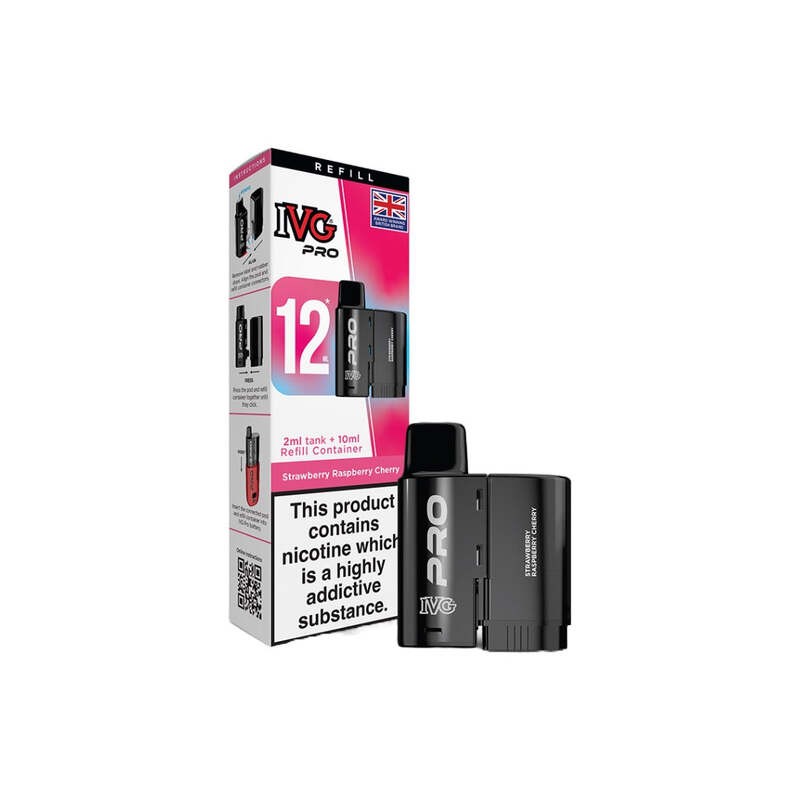 strawberry raspberry cherry ivg pro 12 prefilled pod