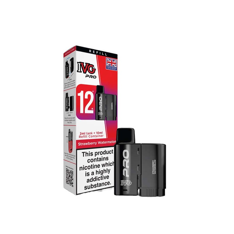 strawberry watermelon ivg pro 12 prefilled pod