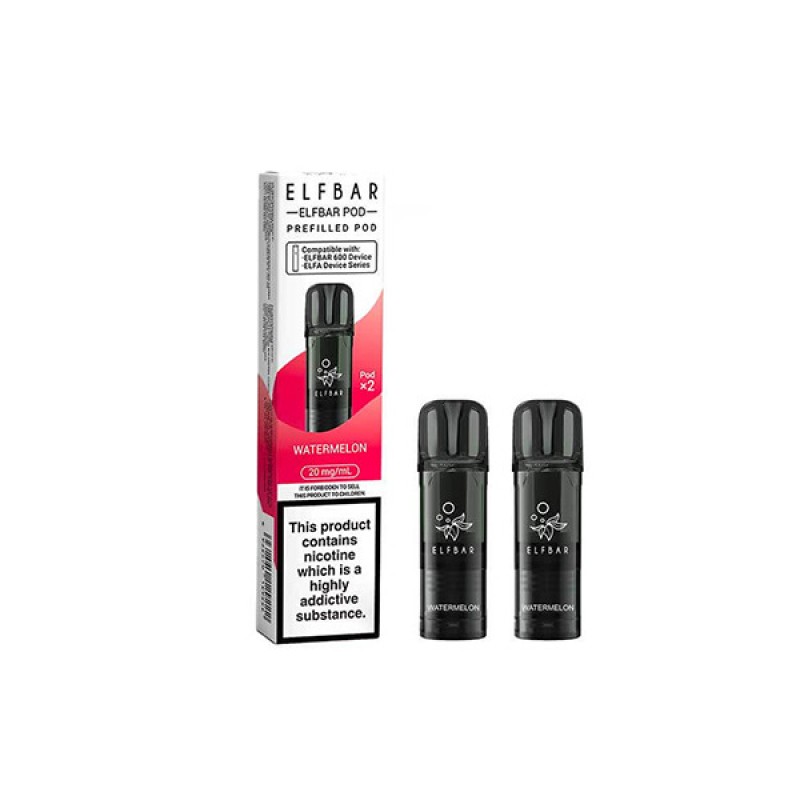 watermelon elf bar 600 prefilled pod
