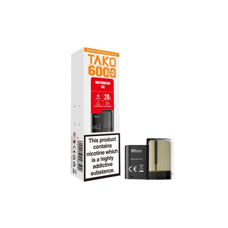 watermelon ice sikary tako sp6000 prefilled pod