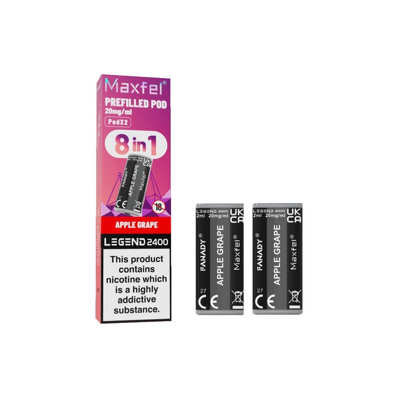 apple grape maxfel fanady legend prefilled pod