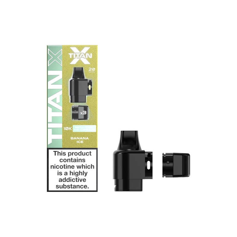 banana ice titan x 10k prefilled pod