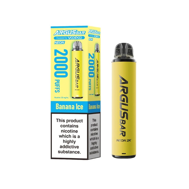 banana ice voopoo argus bar neon 2k