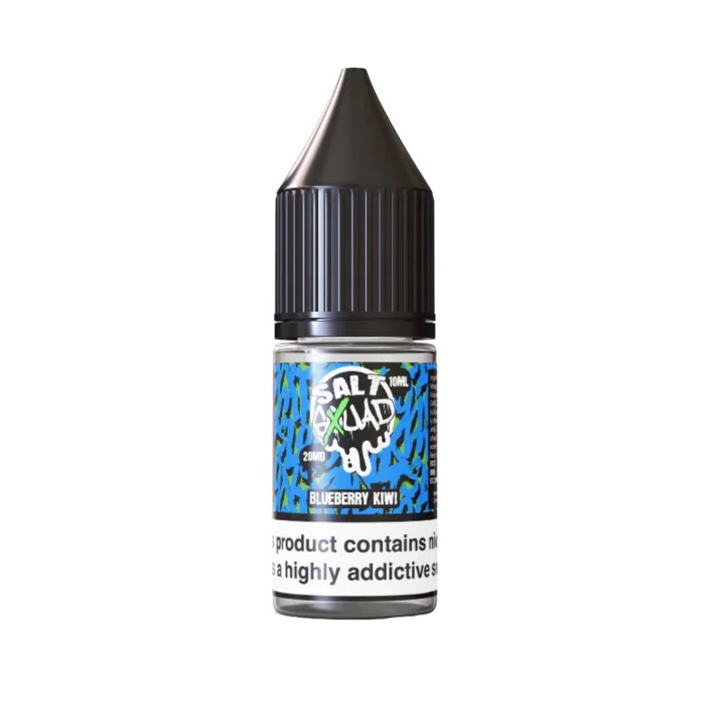 blueberry kiwi xtrm bar salt squad nicotine salt