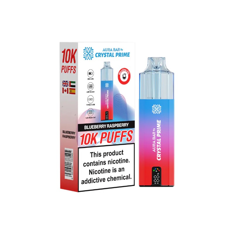 blueberry raspberry crystal prime aura bar 10k