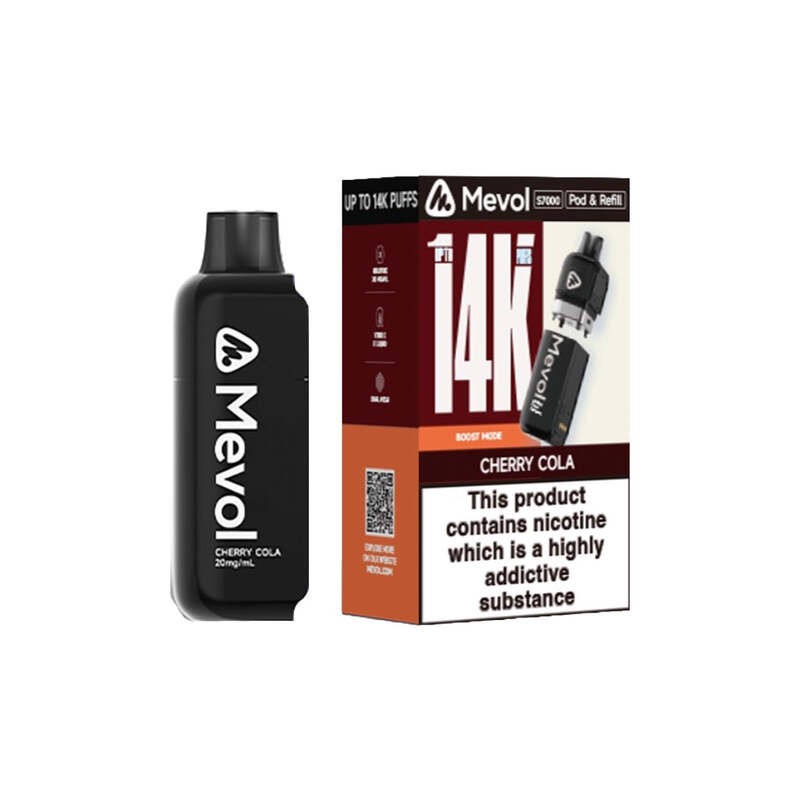 cherry cola mevol s7000 prefilled pod