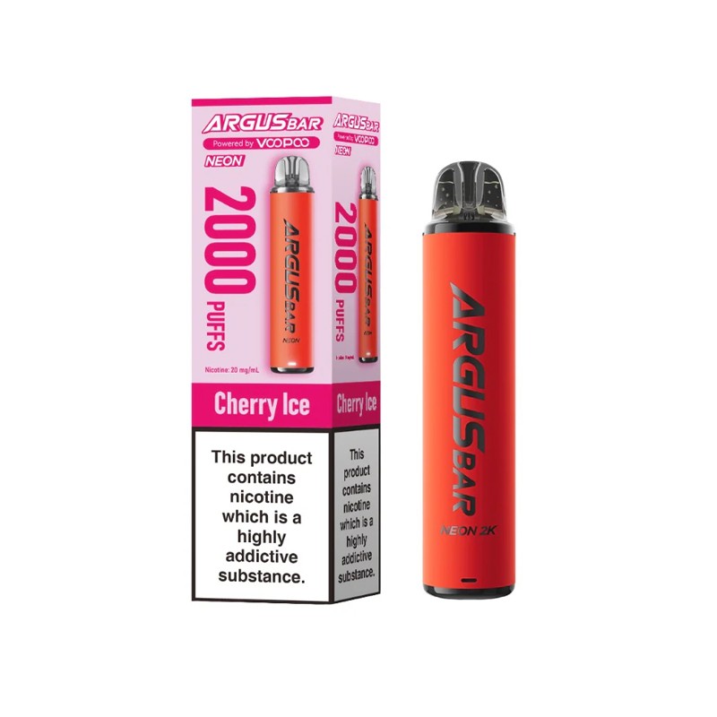 cherry ice voopoo argus bar neon 2k