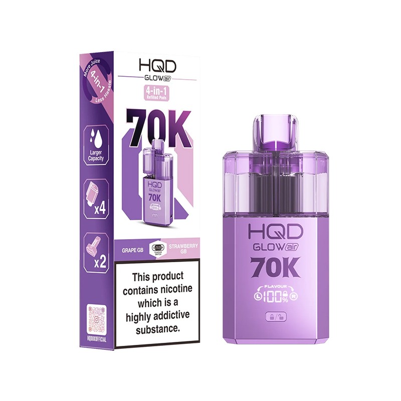 grape gummy bear / strawberry gummy bear hqd glow air 70k