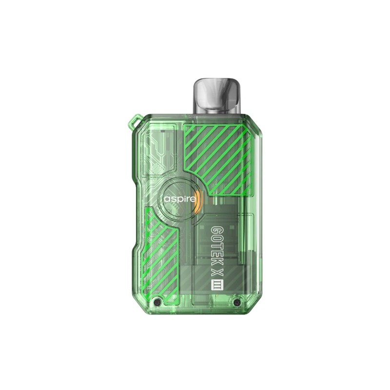 green aspire gotek x3 pod kit