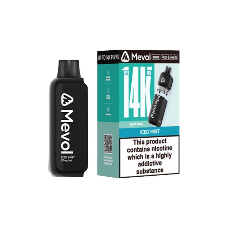 iced mint mevol s7000 prefilled pod