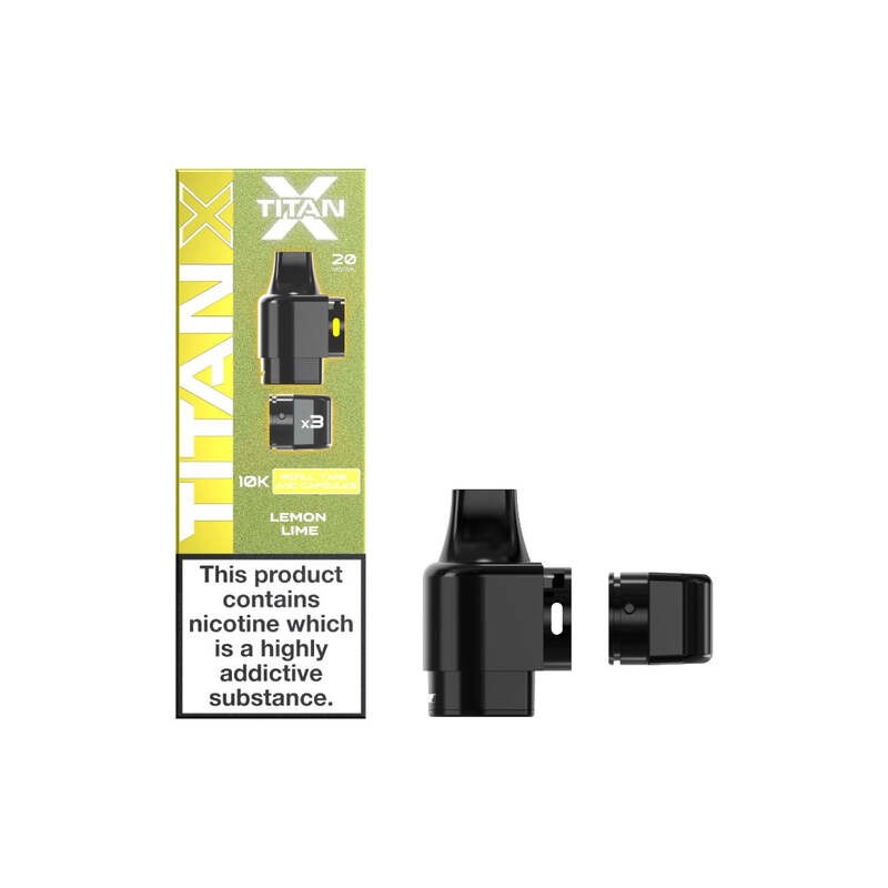 lemon lime titan x 10k prefilled pod