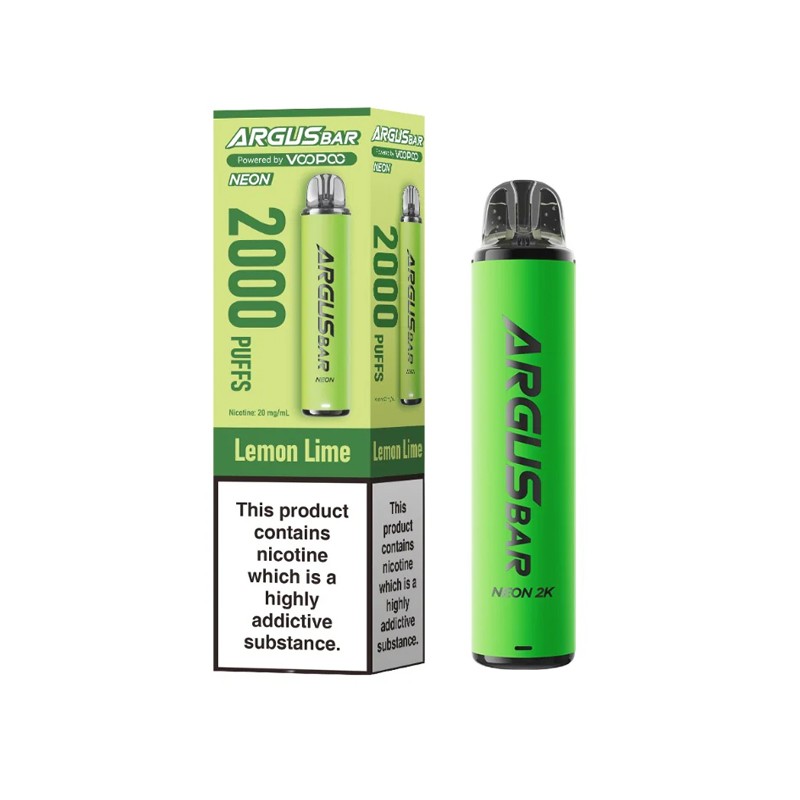lemon lime voopoo argus bar neon 2k
