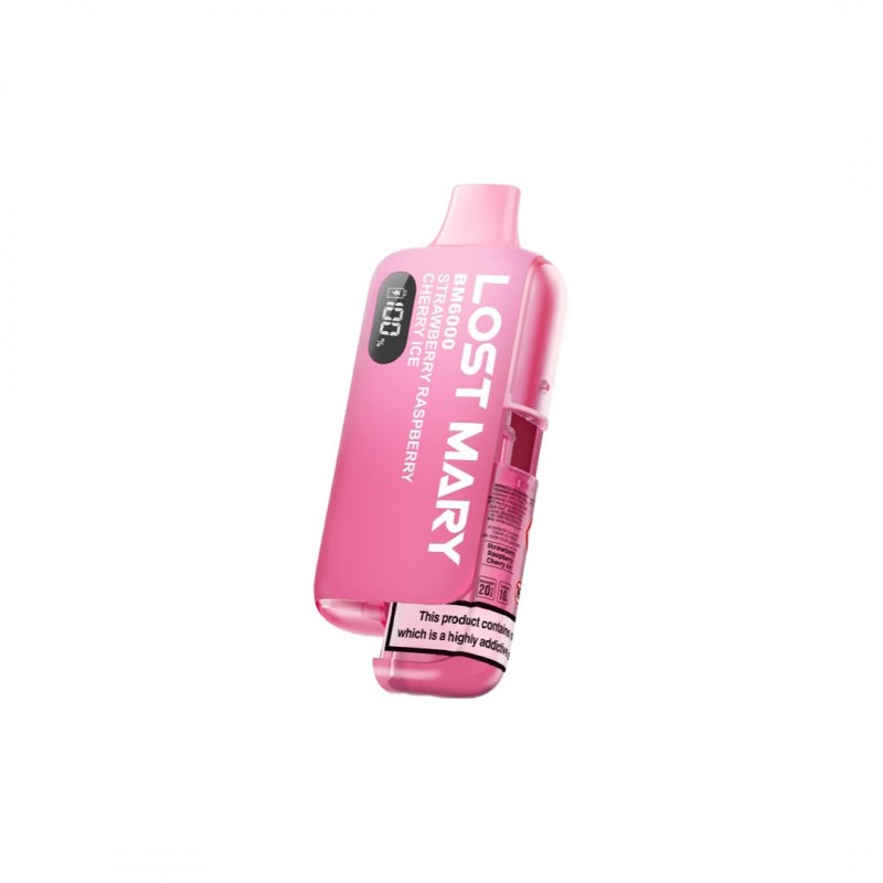Strawberry Raspberry Cherry Ice Lost Mary BM6000