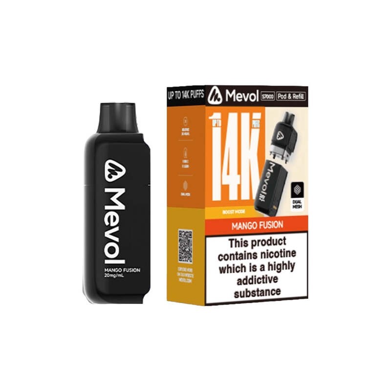 mango fusion mevol s7000 prefilled pod