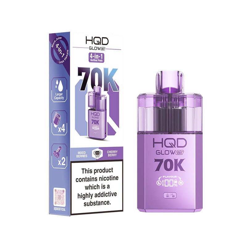 mixed berries / cherry berry hqd glow air 70k