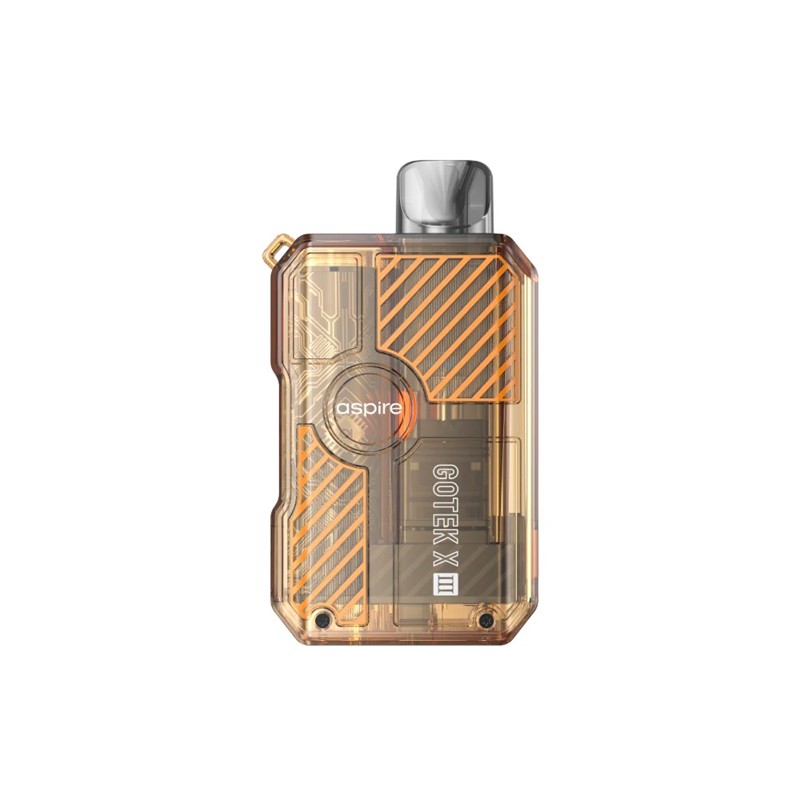 orange aspire gotek x3 pod kit