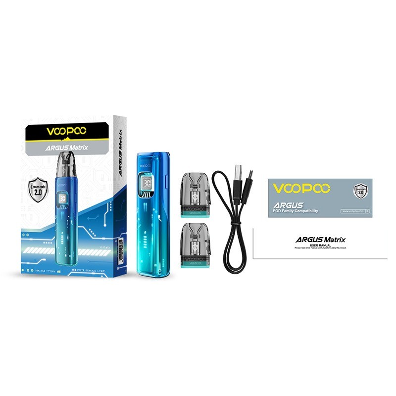 voopoo argus matrix pod kit package