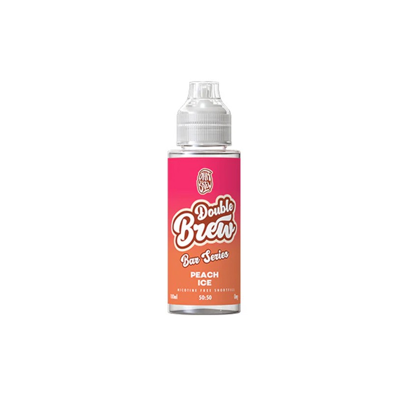 peach ice ohm brew bar series double brew 100ml