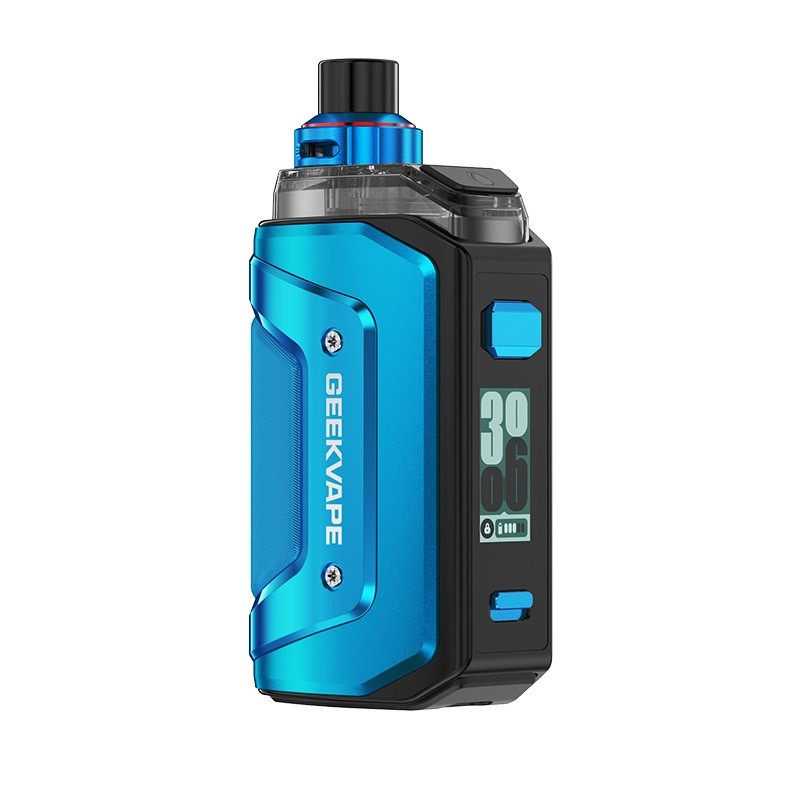 phantom blue geekvape aegis hero 5 pod mod kit