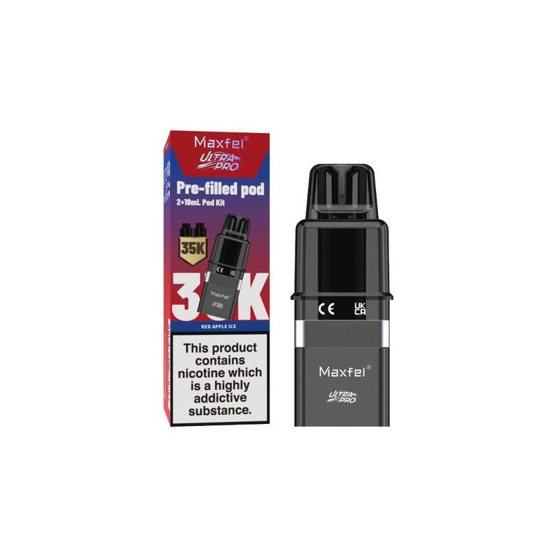 red apple ice maxfel ultra pro prefilled pod