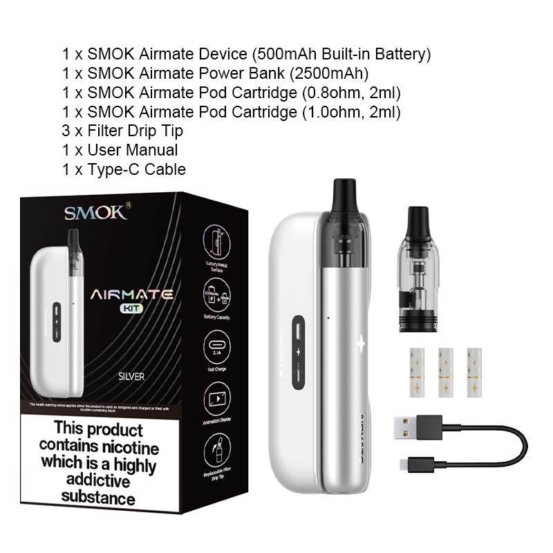 smok airmate pod kit package