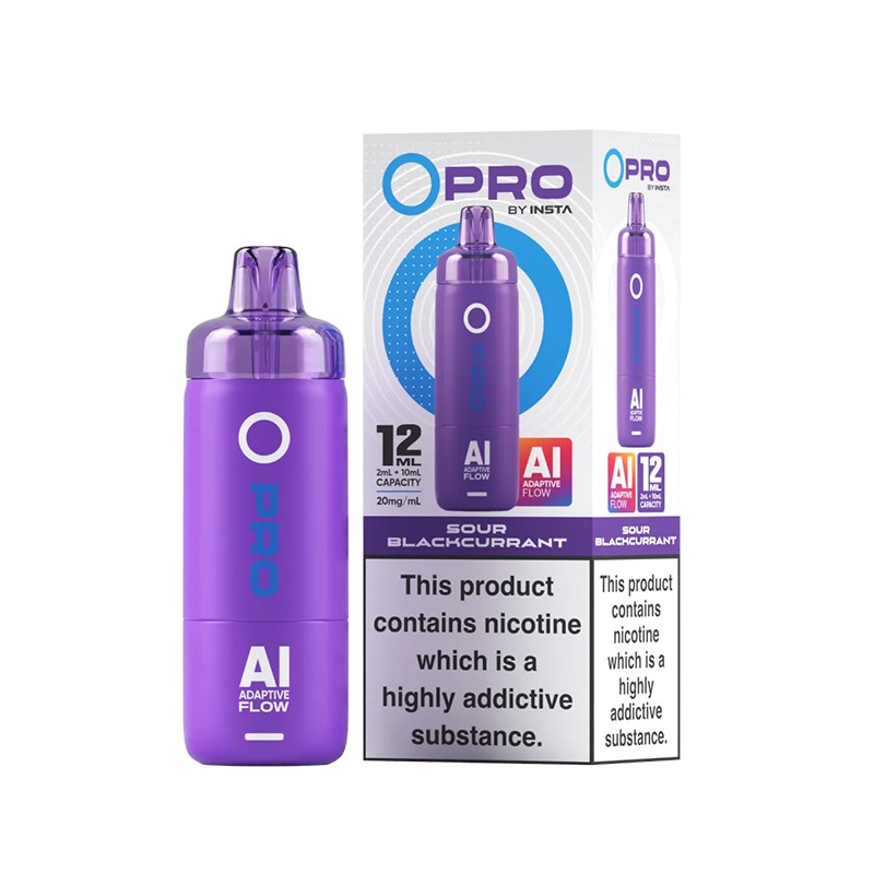 sour blackcurrant insta o pro pod kit