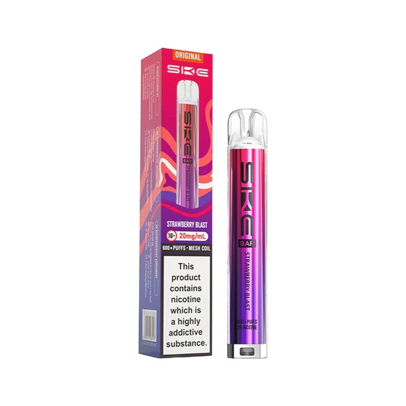strawberry blast ske bar 600 prefilled pod kit