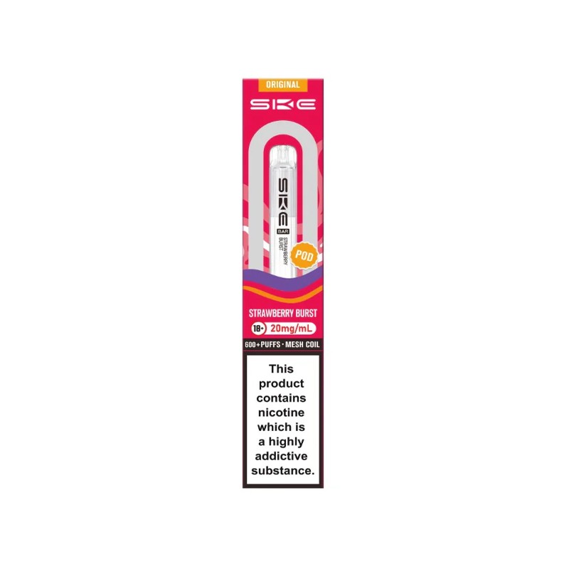 strawberry burst ske bar 600 prefilled pod