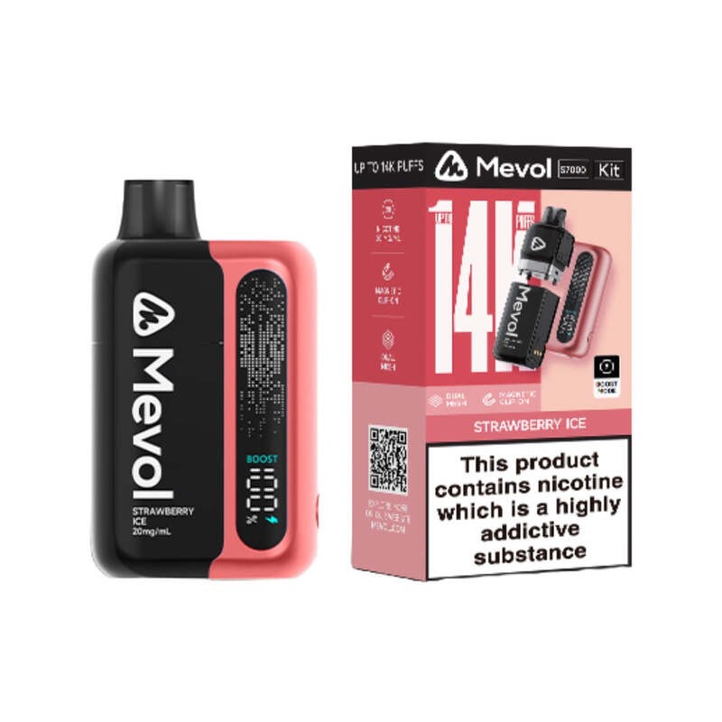 strawberry ice mevol s7000 prefilled kit