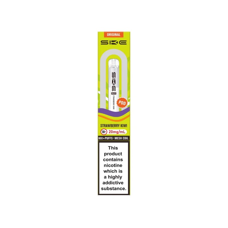 strawberry kiwi ske bar 600 prefilled pod