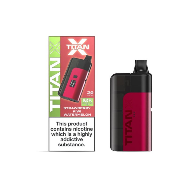 strawberry kiwi watermelon titan x 10k prefilled kit