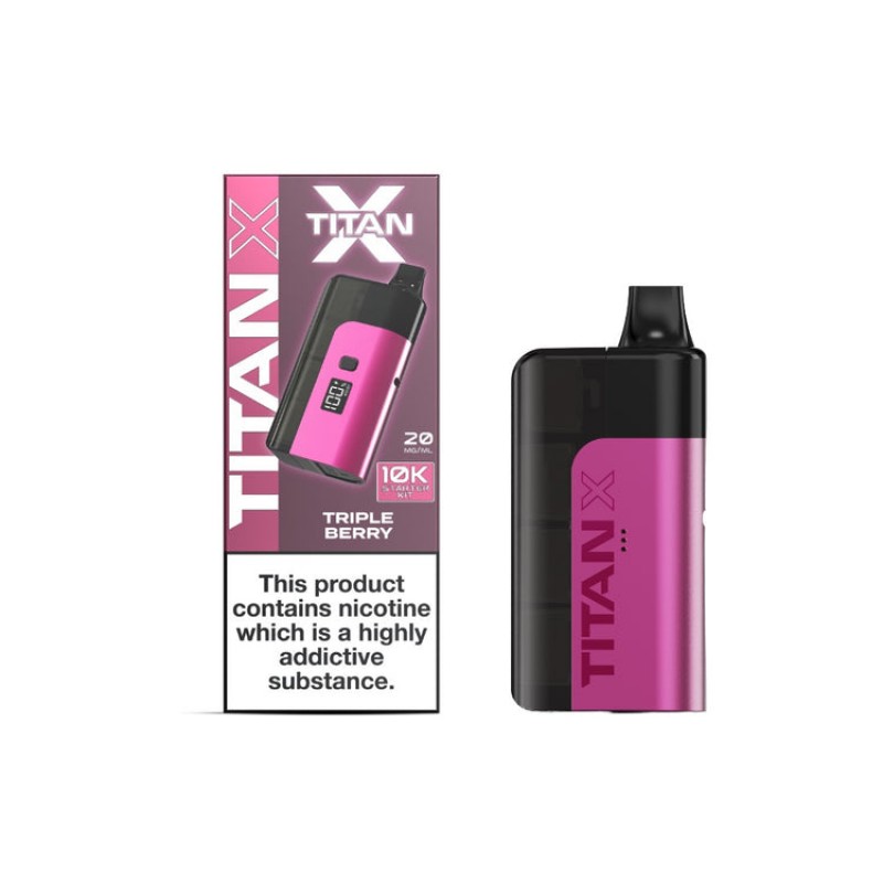 triple berry titan x 10k prefilled kit