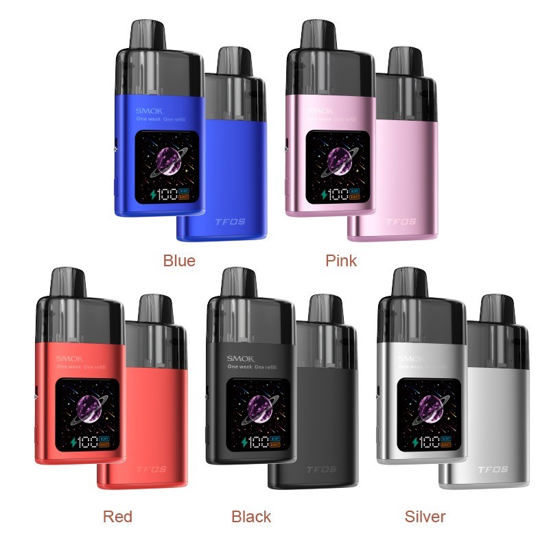 smok tfos pod kit all colours