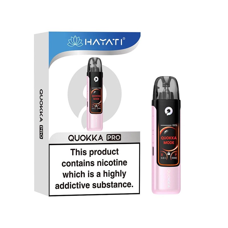 baby pink hayati quokka pro pod kit