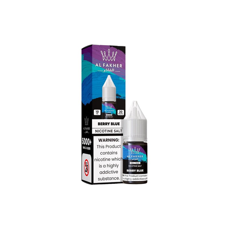berry blue al fakher nicotine salt e-liquid