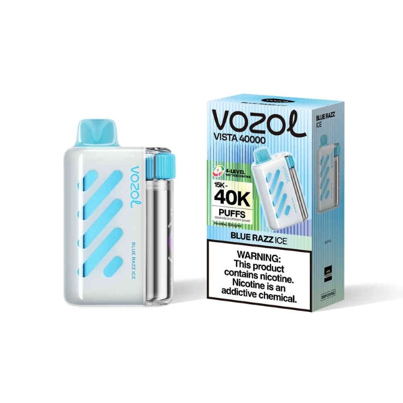 blue razz ice Vozol Vista 40K