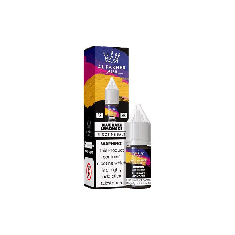 blue razz lemonade al fakher nicotine salt e-liquid
