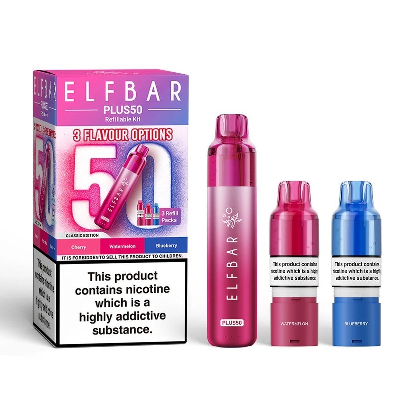 classic edition elf bar plus 50 prefilled pod kit