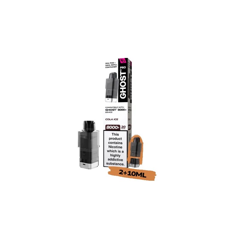 cola ice vapes bars ghost pro prefilled pod